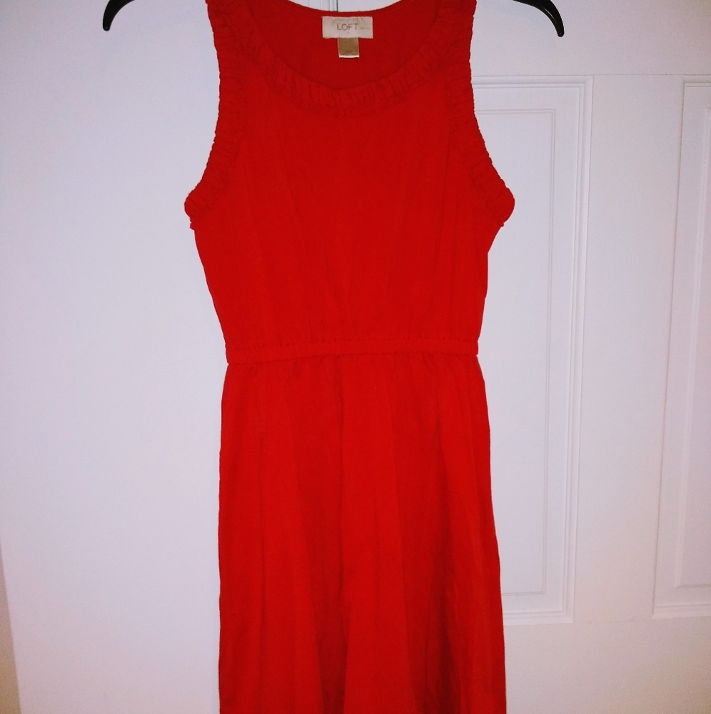 LOFT fit and flare dress